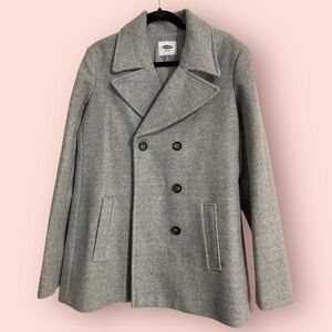 Women’s Old Navy Classic Gray Peacoat